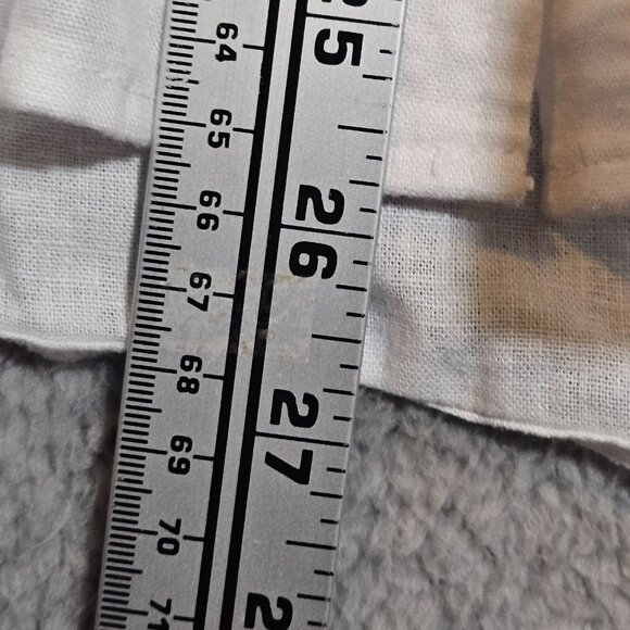 New Gap Women's Bright White Button-Up Shirt S Linen blend Capsule Beach top - Picture 14 of 15